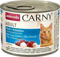 Animonda Carny Adult - Rind mit Kabeljau und Petersilie - 6 x 200 g