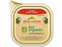 Almo Nature Bio Organic Maintenance Hundefutter - Schälchen - Rind - 32 x 100 g