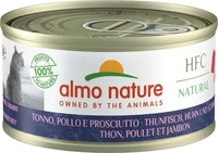 Almo Nature HFC 70 Cuisine Katzenfutter - Thunfisch, Huhn & Schinken - 24 x 70 g