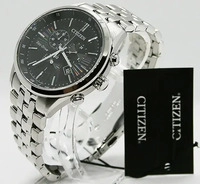 Citizen Herren Chronograph Eco-Drive silber