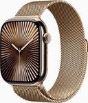 APPLE Watch Series 10 GPS + Cellular 46mm Gold Titanium Case with Gold Mila MX003QF/A