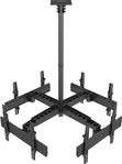 EQUIP Deckenhalterung 32"-65" Flat Screen schwarz Quad 650372