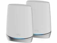 NETGEAR Orbi Whole Home Tri-Band Mesh WiFi 6 System AX4200 Router With 1 Sa