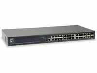 LevelOne LEVEL ONE 26-Port L3 Lite Mgd PoE Switch GEP-2681, LevelOne GEP-2681 -