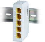 ALLNET 5 Port Switch DIN PoE Budget 85W ALL-SG8005PD-BT90