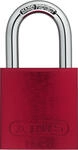 ABUS Aluminium-Vorhangschloss 72/40 rot 43602