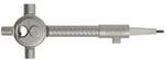 Abus Bauschl&uuml;ssel BS uni - Metall-Bauschl&uuml;ssel 30858