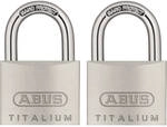 ABUS TITALIUM 64TI/40 Twins Vorhangschloss 56957