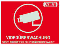 ABUS Warnaufkleber Video -D- 148x105mm - AU1420