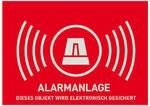 ABUS Warnaufkleber Alarm -D- 148x105mm - AU1322