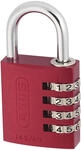 ABUS Aluminium Zahlenschloss 145/40 rot 48813