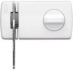 Abus T&uuml;rschloss 2130 mit Sperrb&uuml;gel wei&szlig; 56035