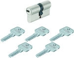 ABUS D6XNP Doppelzylinder 45/45 + 5 Schl&uuml;ssel 49480