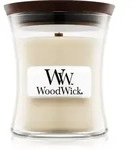 Woodwick Linen Duftkerze mit Holzdocht 85 g
