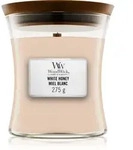 Woodwick White Honey Miel Blanc Duftkerze mit Holzdocht 275 g