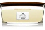 Woodwick White Teak Duftkerze mit holzdocht (hearthwick) 453.6 g
