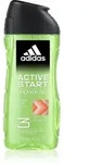Adidas 3 Active Start Duschgel f&uuml;r Herren 250 ml