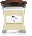 Woodwick White Teak Duftkerze mit Holzdocht 85 g