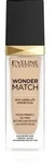 Eveline Cosmetics Wonder Match langlebiges Fl&uuml;ssig Make-up mit Hyalurons&auml;ure
