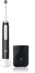 Oral-B iO White Clean elektrische Zahnb&uuml;rste mit Etui f&uuml;r Ladeger&auml;t Matte Black 1