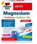 Doppelherz Magnesium + Calcium + Kalium + D3 Direct S&auml;ckchen f&uuml;r eine normale