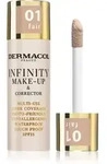 Dermacol Infinity Make-up mit hoher Deckkraft SPF 15 Farbton 01 Fair 20 g