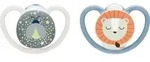 NUK Perfect Match Air Night 6-18 m Schnuller Firefly/Lion 2 St.