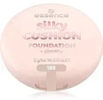 essence silky CUSHION FOUNDATION Schw&auml;mmchen mit Make up mit mittlerer Deckkraft