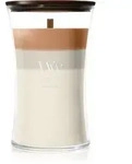 Woodwick Trilogy Caf&eacute; Macchiato Duftkerze mit Holzdocht 610 g
