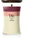 Woodwick Trilogy Lush Nectar Duftkerze mit Holzdocht 610 g
