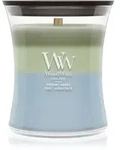 Woodwick Trilogy Verdant Woods Duftkerze mit Holzdocht 275 g