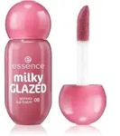 essence milky GLAZED t&ouml;nender Lippenbalsam mit Glanz Farbton 08 Bubble Milk Tea 4 ml