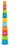 Chicco 2 in 1 Stacking Cups Stapelbecher 9m+ 10 St.