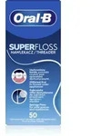 Oral-B Super Floss Zahnseide f&uuml;r Zahnklammern und Zahnersatz 50 St.