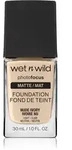 Wet n Wild PhotoFocus mattierendes Make up-Fluid Farbton Nude Ivory 30 ml