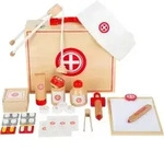 Small foot Wooden Doctor&rsquo;s Kit Spielzeugset aus Holz 3 y+ 24 St.