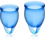 Satisfyer Feel Confident Menstrual Cup Menstruationstasse Dark blue