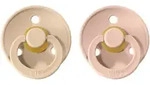 BIBS Colour Natural Rubber Size 1: 0+ months Schnuller Vanilla / Blush 2 St.