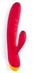 ROMP Jazz Rabbit Vibrator mit Klitoris-Stimulator Red 21 cm