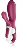 Satisfyer HOT BUNNY CONNECT APP Vibrator mit Klitoris-Stimulator Violet 17,3 cm