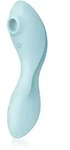 Satisfyer Curvy TRINITY 5+ Vibrator mit Klitoris-Stimulator Blue 16,4 cm