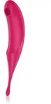 Satisfyer TWIRLING PRO Vibrator mit Klitoris-Stimulator Red 19,9 cm