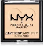 NYX Professional Makeup Can't Stop Won't Stop Mattifying Powder mattierendes Puder