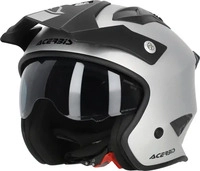 Acerbis Trial-Helm Jet Aria Metallic 22-06 XXL Silber Matt