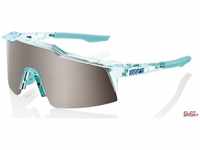 100% 100% MTB-Sportbrille Speedcraft SL Polished Translucent Mint - HiPER Silver
