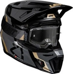 Leatt Motocross-Helm-Kit mit Brille Moto 8.5 V25 L Schwarz/Grau/Braun