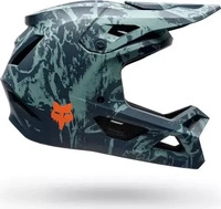 Fox Downhill MTB Helm Rampage 2XL Img Print - Arktisblau Blau