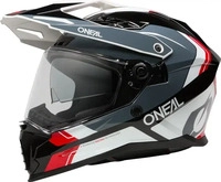 O'Neal Adventure Helm D-SRS XS Nomad - Schwarz/Wei&szlig;/Rot
