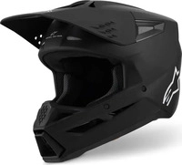 Alpinestars Motocross-Helm S-M3 2XL Solid - Matt Schwarz