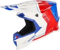 Acerbis Motocross-Helm T711 2XL Wei&szlig;/Blau/Rot